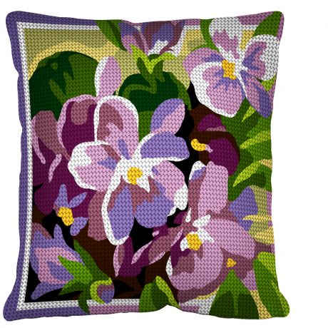 Kit coussin - Fleurs de Violettes
