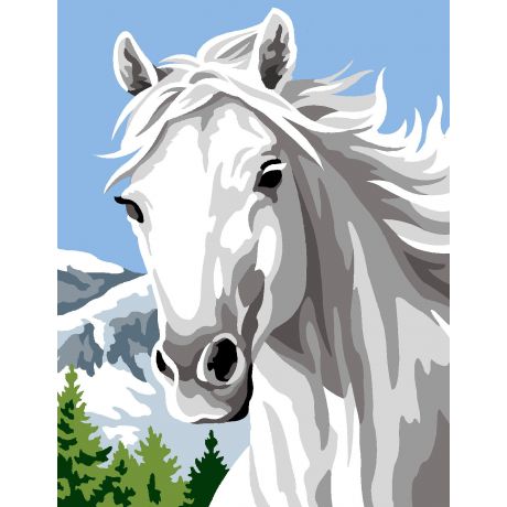 Kit canevas pnlope -cheval