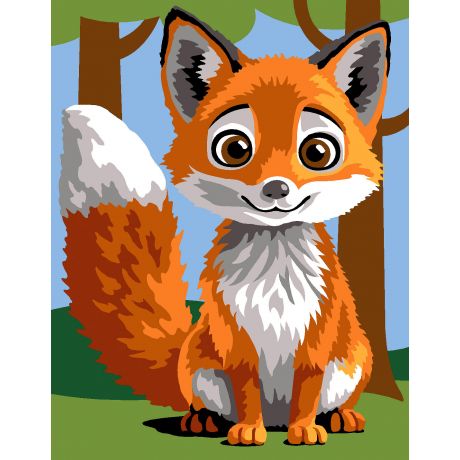 Kit canevas pnlope -renard