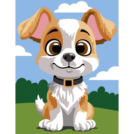 Kit canevas pnlope -chien