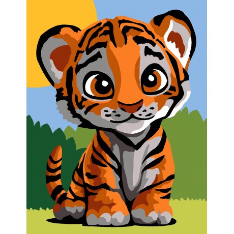 Kit canevas pnlope -tigre