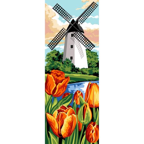Canevas 25/60 - le moulin