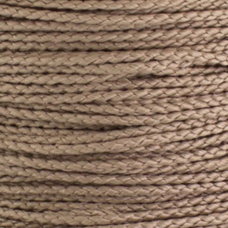 Cordon rayonne 3mm noisette