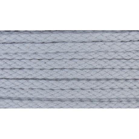 Cordon coton de 6mm gris