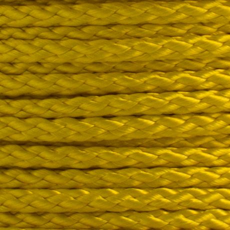 Cordon rayonne � 4 mm jaune