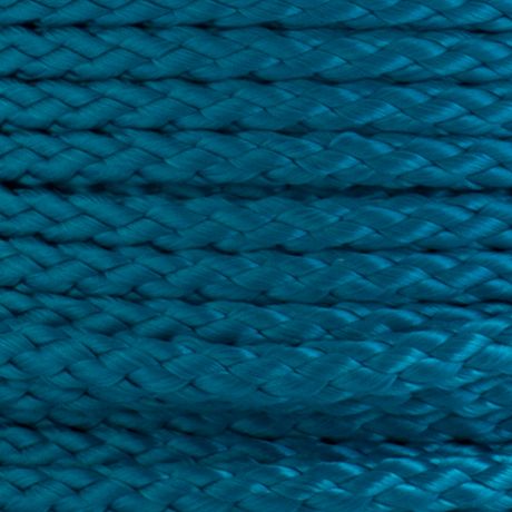 Cordon rayonne � 4 mm turquoise