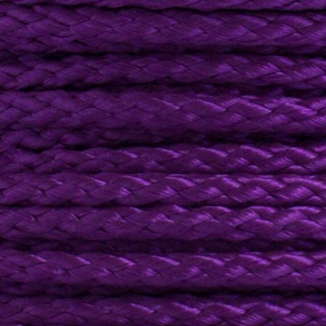 Cordon rayonne � 4 mm violet
