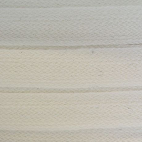 Tresse bolduc coton blanc