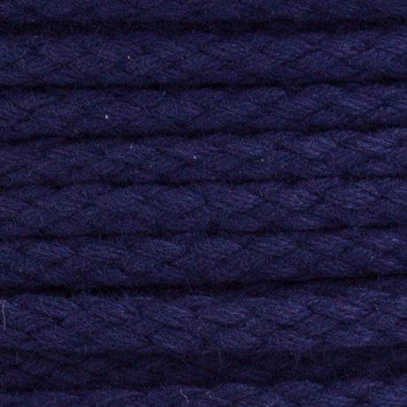 Cordon coton de 3,5mm marine