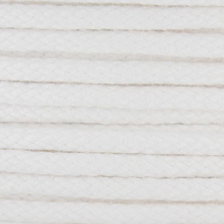 Cordon coton de 3,5mm blanc