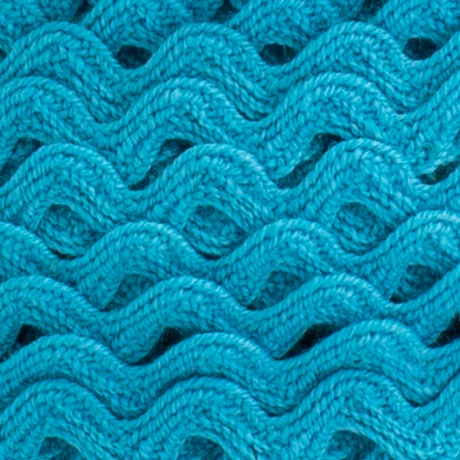Serpentine croquet coton 4 mm turquoise