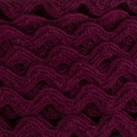 Serpentine croquet coton 4 mm bordeaux
