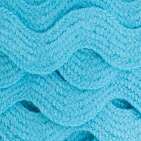 Serpentine croquet coton 8 mm turquoise
