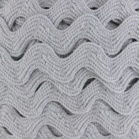 Serpentine croquet coton 8 mm gris