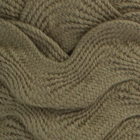 Serpentine croquet coton 18mm beige