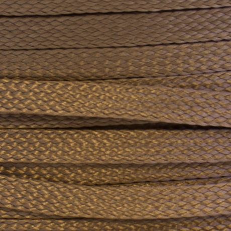 Cordon tube rayonne marine clair