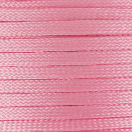 Cordon tube rayonne rose layette