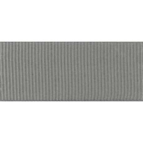 Ruban gros grain polyester col. gris souris