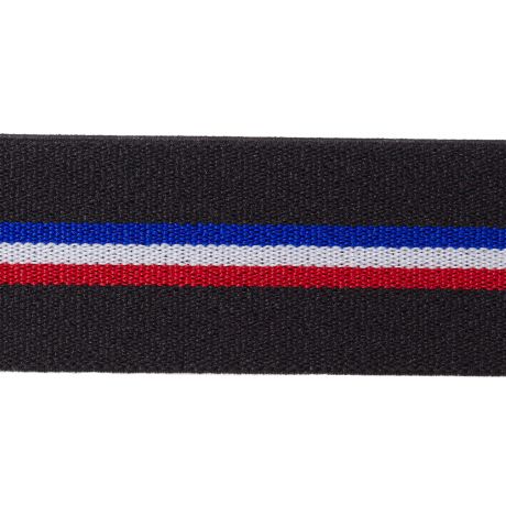 Elastique ceinture tricolore franais 35 mm