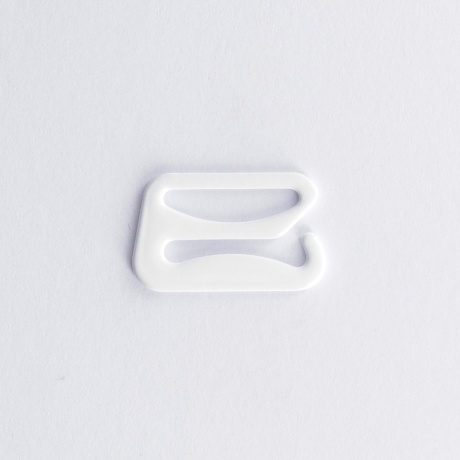 Crochet de soutien-gorge 16mm blanc