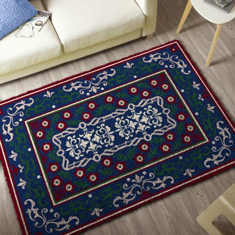 Tapis smyrnalaine ramage kit 100x150