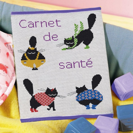 Kit-Protge carnet de sant- Les chats