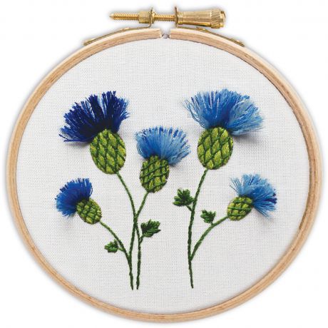 Kit - Tableautin - Bleuets en fleur