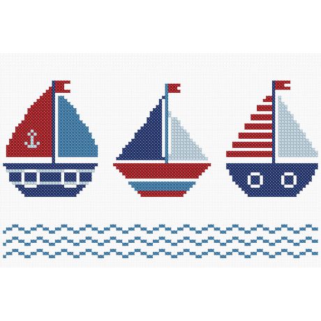Kit - Tableautin - Mer-Les 3 petits bateaux