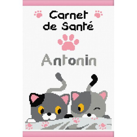 Kit - Protge carnet de sant - Petits chats