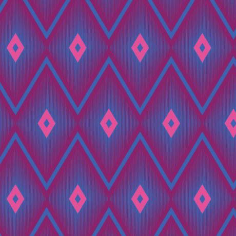 Tissu gamme ikat electrique