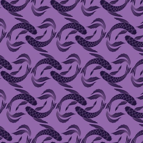 Tissu gamme koï ultraviolet