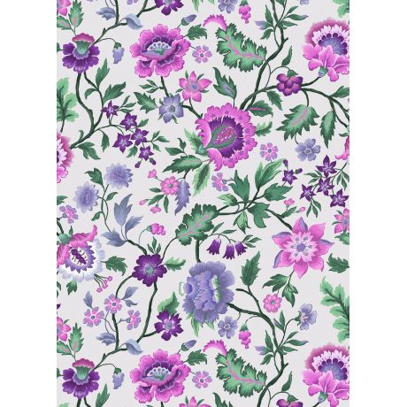 Tissu passiflore romantique