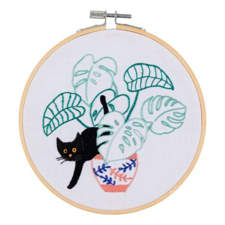 Kit broderie Mister Monstera - Com'1 Ide