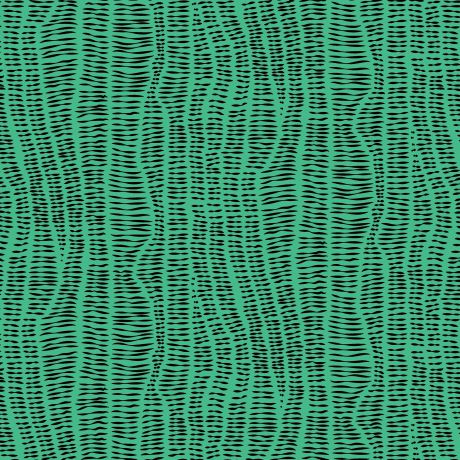 Tissu impression wax chemins turquoise
