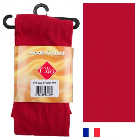 Collant opaque fminit 50 d t1/2 rouge