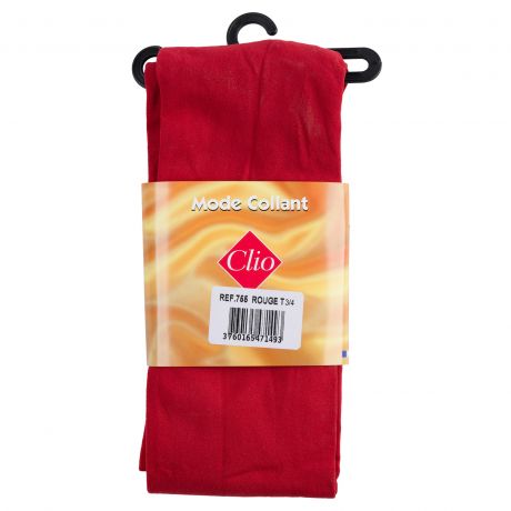 Collant opaque fminit 50 d T3/4 rouge