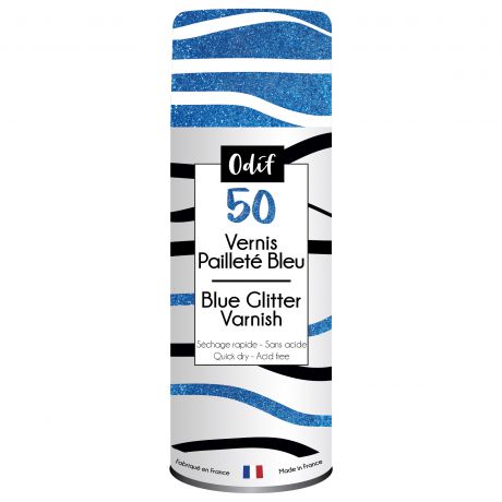 Vernis paillet bleu Odif 125ml