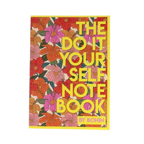 Carnet note DIY format A5 - blossom orange