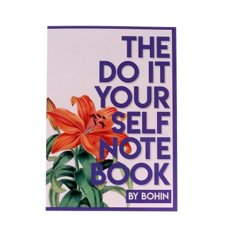 Carnet note DIY format A5 - botanique