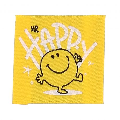 �tiquette � coudre Madame happy
