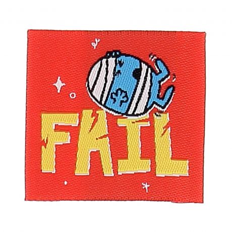 �tiquette � coudre Monsieur fail