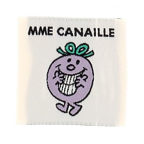 �tiquette � coudre Madame canaille