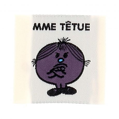 �tiquette � coudre Madame t�tue
