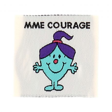 �tiquette � coudre Madame courage