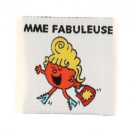 �tiquette � coudre Madame fabuleuse