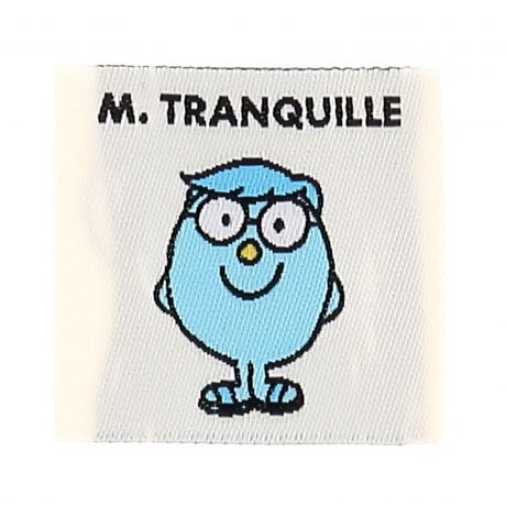 �tiquette � coudre Monsieur tranquille