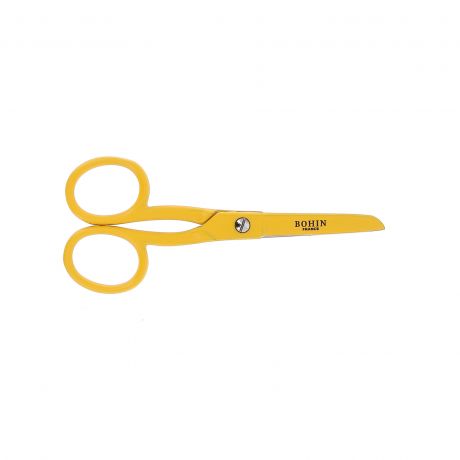 Ciseaux lingre poxy 11cm- jaune blister