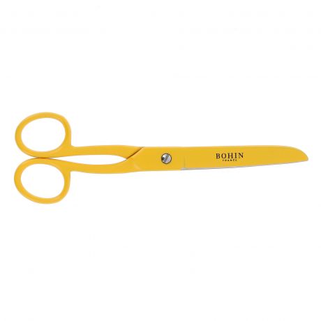 Ciseaux lingre poxy 17cm jaune blister