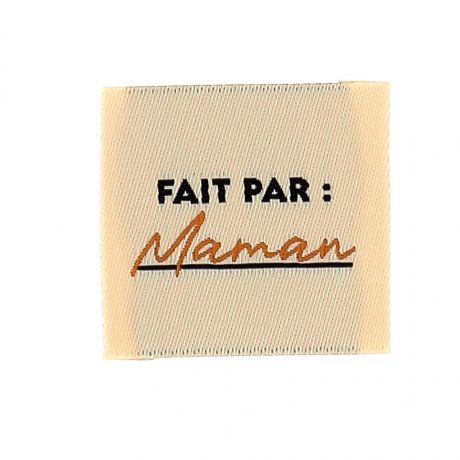 �tiquette � coudre 