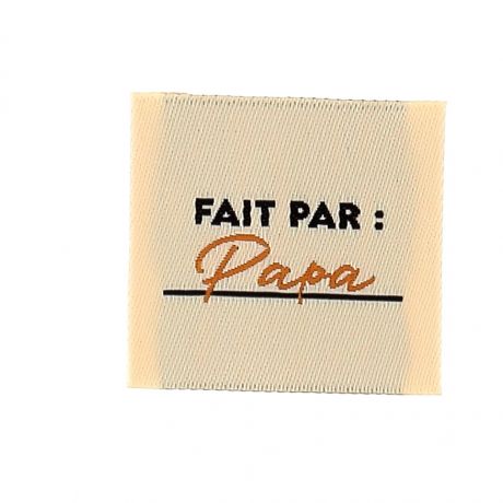 �tiquette � coudre 